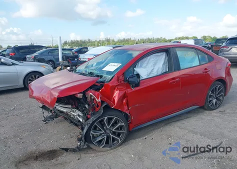 2020 Toyota Corolla Se z USA, uszkodzony, nr VIN 5YFS4RCE5LP041534